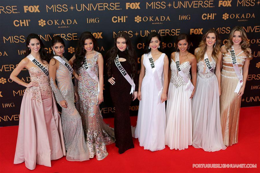 PHILIPPINES-PASAY CITY-MISS UNIVERSE-RED CARPET EVENT