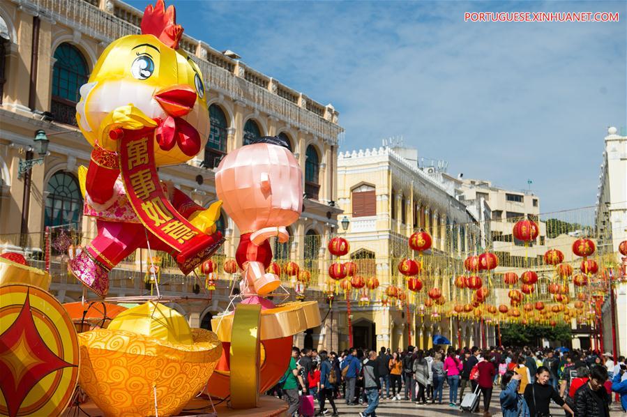 CHINA-MACAO-LUNAR NEW YEAR-HOLIDAY-TOURISM (CN) 