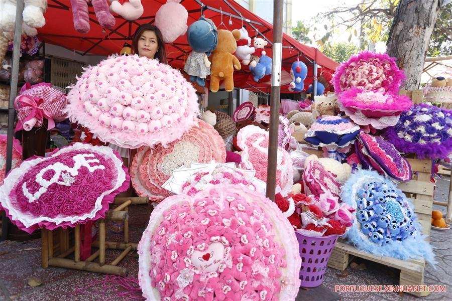 CAMBODIA-PHNOM PENH-VALENTINE'S DAY-PREPARATION   