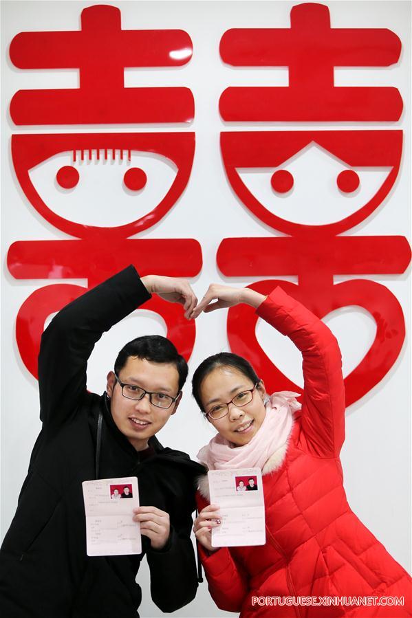 #CHINA-VALENTINE'S DAY-MARRIAGE REGISTRATION (CN)