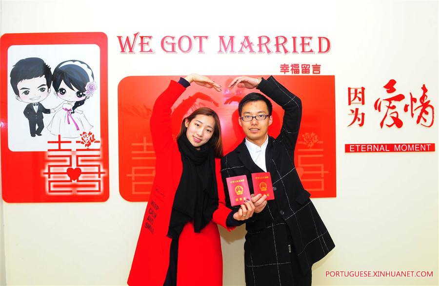 #CHINA-VALENTINE'S DAY-MARRIAGE REGISTRATION (CN)