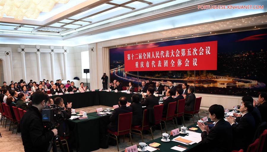 (TWO SESSIONS) CHINA-BEIJING-NPC-CHONGQING DELEGATION-PLENARY MEETING-OPEN (CN)