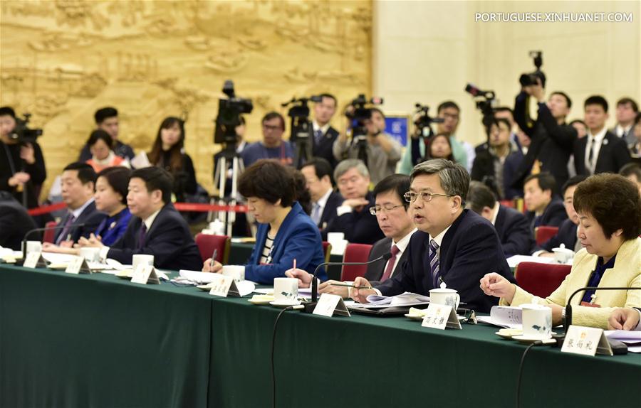 (TWO SESSIONS) CHINA-BEIJING-NPC-TIANJIN DELEGATION-PLENARY MEETING-OPEN (CN)