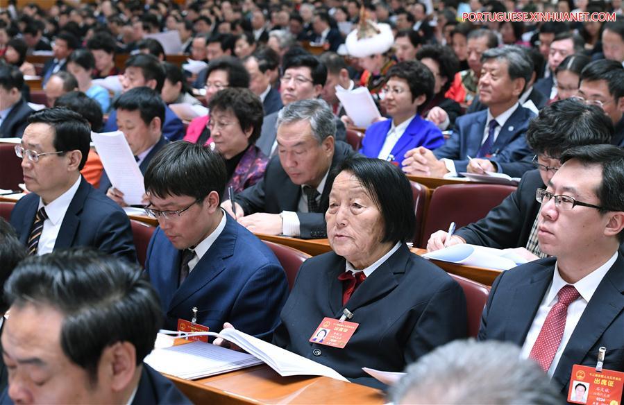 (TWO SESSIONS)CHINA-BEIJING-NPC-SECOND PLENARY MEETING (CN)
