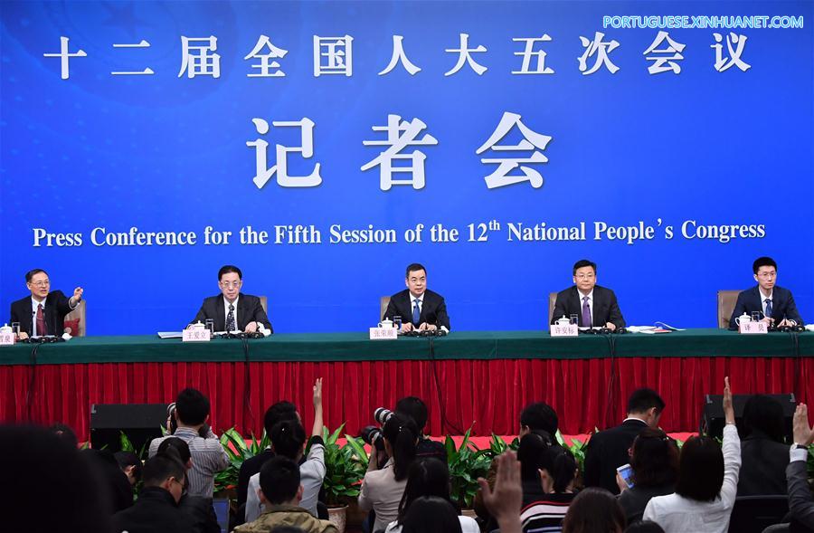 (TWO SESSIONS)CHINA-BEIJING-NPC-PRESS CONFERENCE-LEGISLATION (CN) 