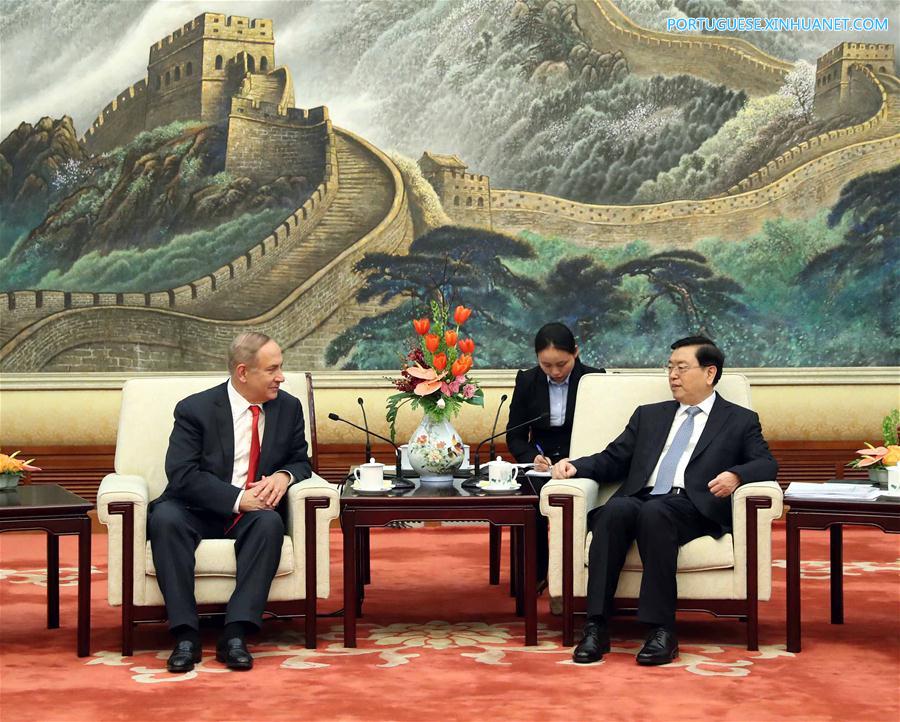 CHINA-BEIJING-ZHANG DEJIANG-ISRAEL-PM-MEETING (CN)