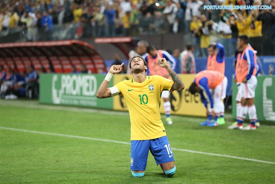 (SP)BRAZIL-SAO PAULO-SOCCER-FIFA WORLD CUP 2018-QUALIFIERS-BRAZIL VS PARAGUAY