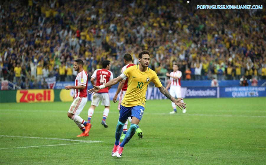 (SP)BRAZIL-SAO PAULO-SOCCER-FIFA WORLD CUP 2018-QUALIFIERS-BRAZIL VS PARAGUAY