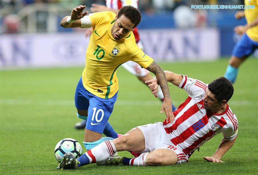 (SP)BRAZIL-SAO PAULO-SOCCER-FIFA WORLD CUP 2018-QUALIFIERS-BRAZIL VS PARAGUAY