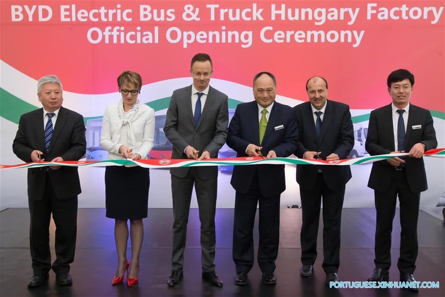 HUNGARY-KOMAROM-CHINA-BYD-FIRST EUROPEAN ELECTRIC BUS FACTORY