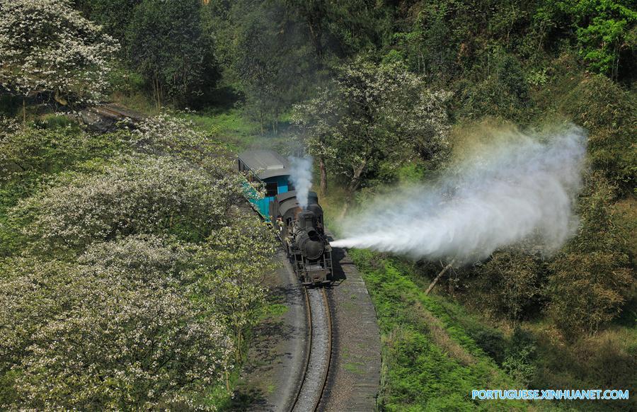 CHINA-SICHUAN-TRAIN-TOURSIM (CN)