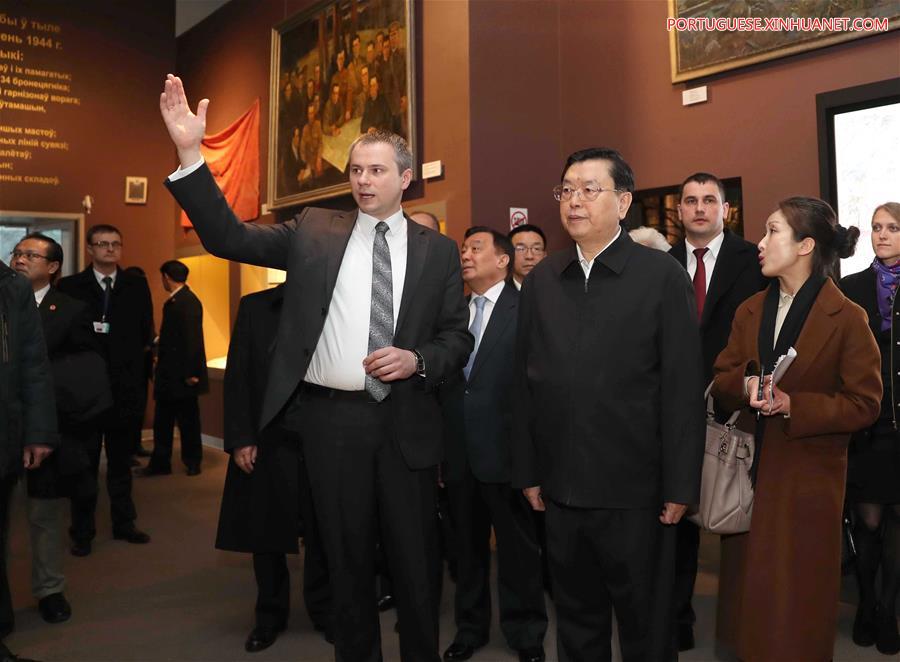 BELARUS-CHINA-ZHANG DEJIANG-VISIT