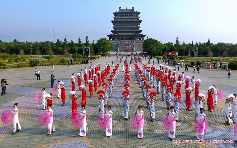 #CHINA-SHANXI-YONGJI-CHEONGSAM SHOW (CN) 