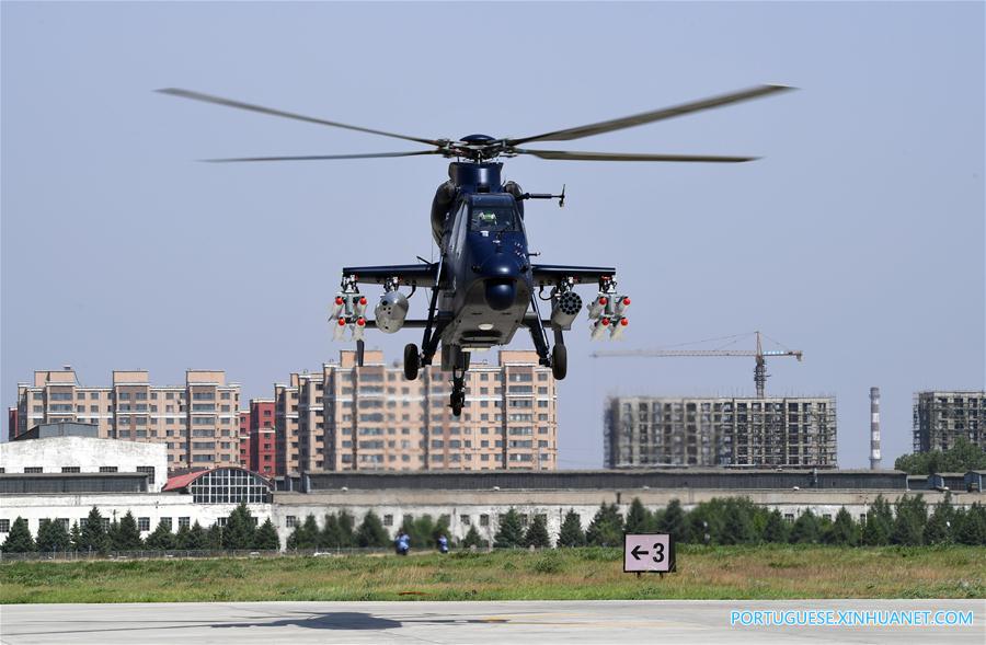 #CHINA-HEILONGJIANG-HARBIN-ARMED HELICOPTER-MAIDEN FLIGHT (CN)