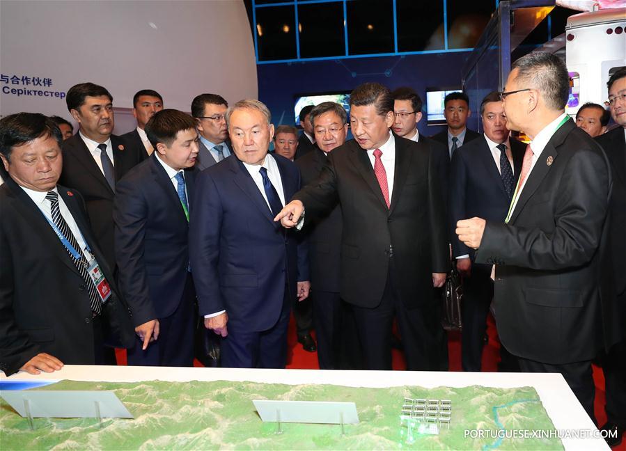 KAZAKHSTAN-CHINA-XI JINPING-ASTANA EXPO-CHINESE PAVILION-VISIT