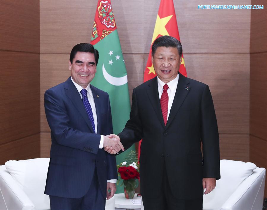 KAZAKHSTAN-CHINA-XI JINPING-TURKMENISTAN-MEETING