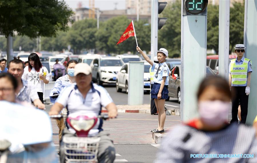 CHINA-HEBEI-PUPILS-TRAFFIC POLICE (CN)