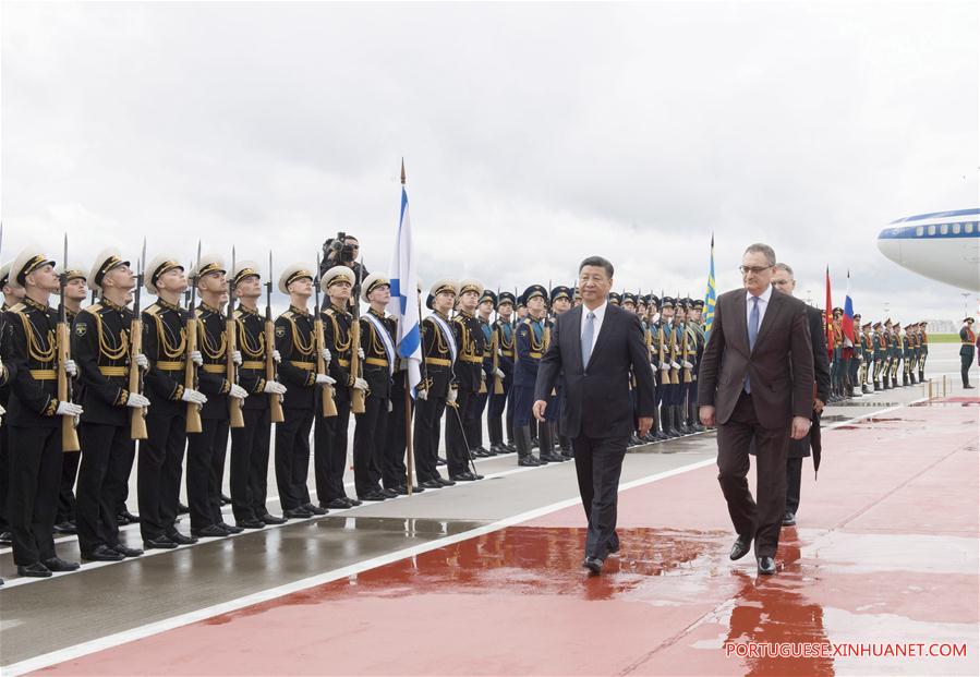 RUSSIA-CHINA-XI JINPING-STATE VISIT-ARRIVAL