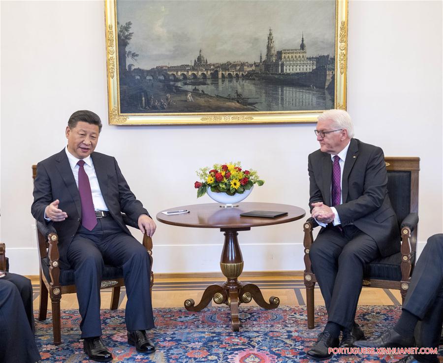 GERMANY-CHINA-XI JINPING-STEINMEIER-MEETING