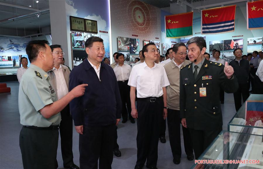 CHINA-BEIJING-TOP LEADERS-MILITARY EXHIBITION (CN) 