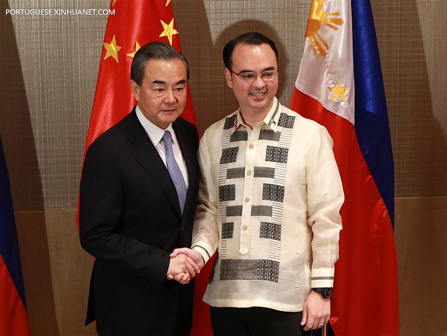 PHILIPPINES-MANILA-CHINESE FOREIGN MINISTER-MEETING