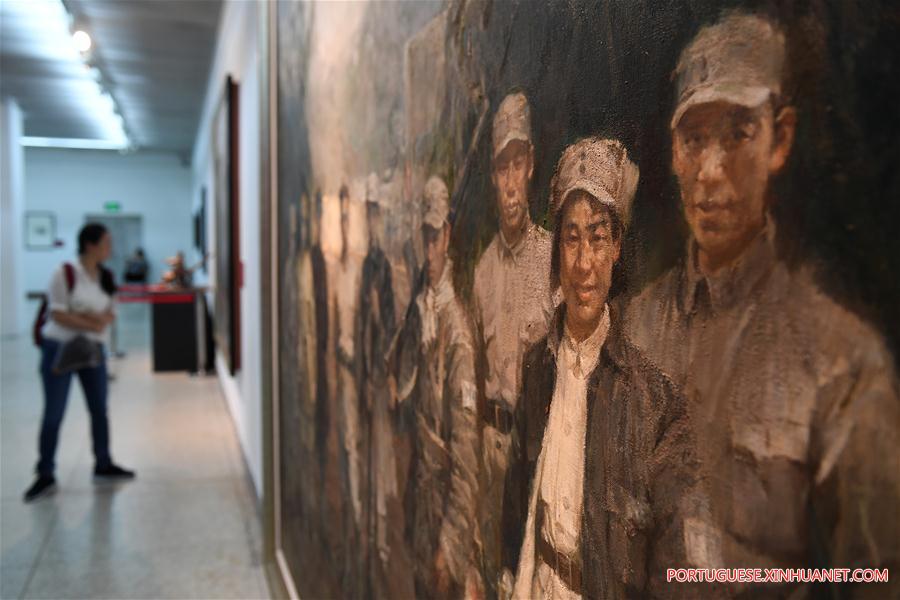 CHINA-HANGZHOU-ART EXHIBITION-ARMY (CN)