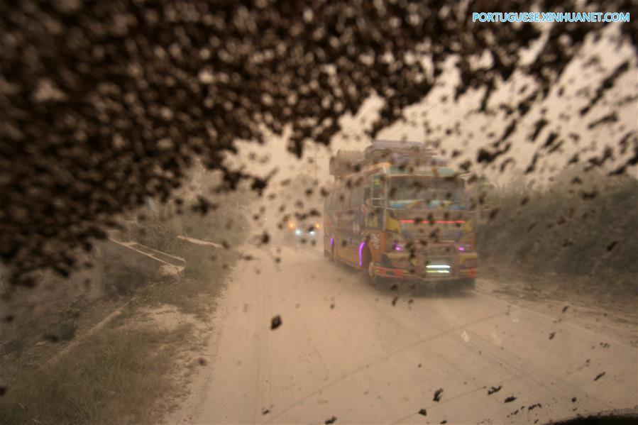 INDONESIA-NORTH SUMATRA-MOUNT SINABUNG-ERUPTION