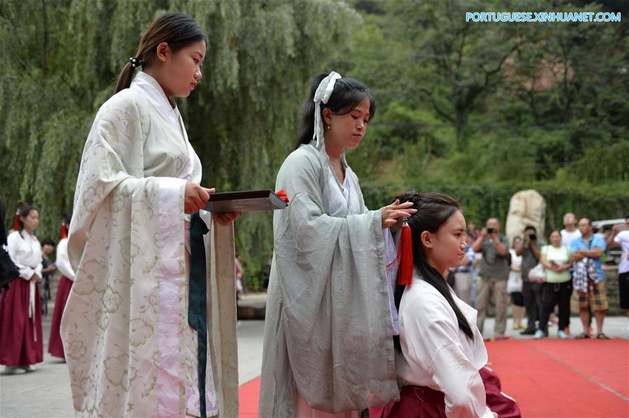CHINA-HEBEI-COMING OF AGE-CEREMONY (CN)
