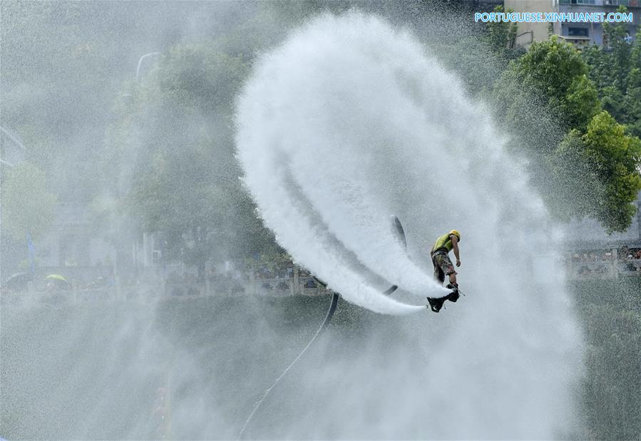 #CHINA-HUBEI-ENSHI-WATER SPORT-FLYBOARD (CN)