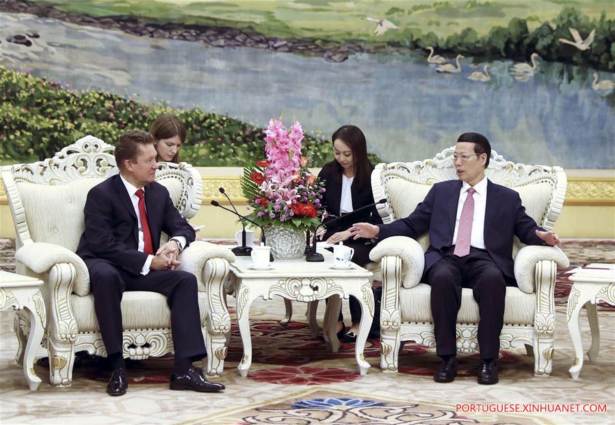 CHINA-ZHANG GAOLI-RUSSIA-GAZPROM-MEETING(CN)