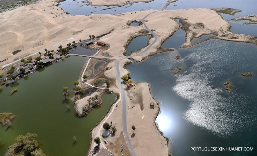 CHINA-XINJIANG-TARIM RIVER-SCENERY(CN)