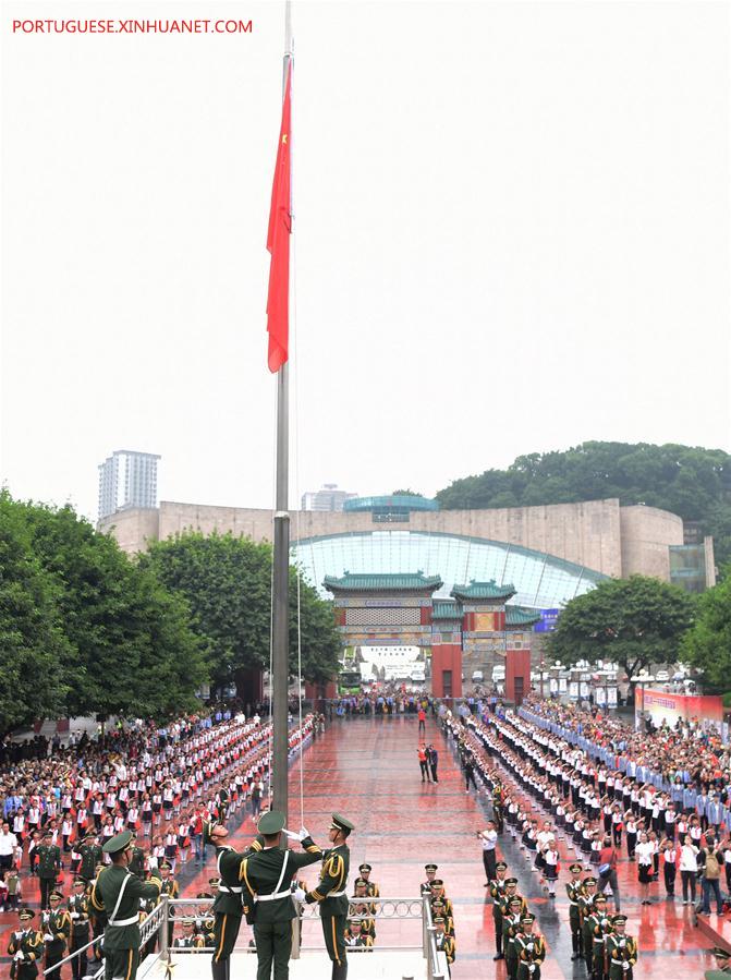 CHINA-NATIONAL DAY-FLAG-RAISING CEREMONY (CN)