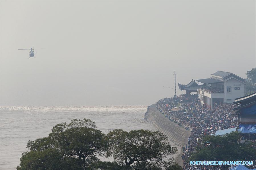 CHINA-ZHEJIANG-QIANTANG RIVER-TIDAL BORE(CN)