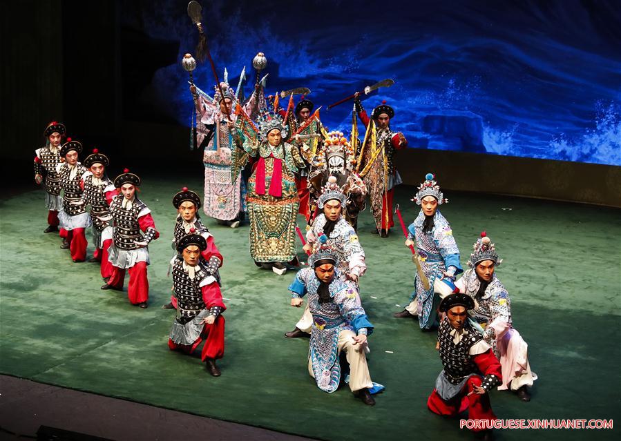 BRITAIN-LONDON-CHINA-PEKING OPERA PERFORMANCE