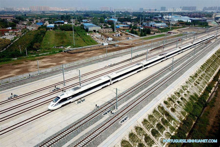 #CHINA-XI'AN-CHENGDU RAILWAY-AERIAL VIEW (CN)
