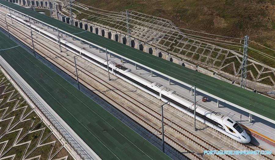 CHINA-XI'AN-CHENGDU RAILWAY-AERIAL VIEW (CN)