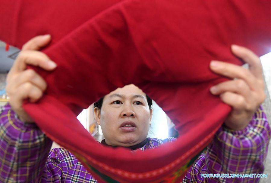 CHINA-GUANGXI-ZHUANG ETHNIC GROUP-COLORED EMBROIDERY (CN)