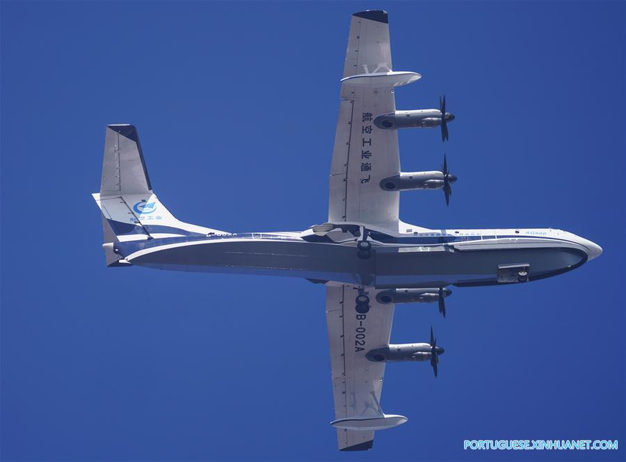 CHINA-GUANGDONG-LARGE AMPHIBIOUS AIRCRAFT-AG600-MAIDEN FLIGHT (CN)