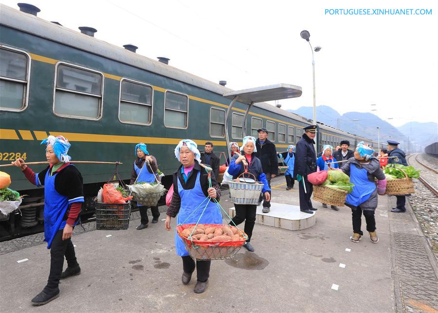 #CHINA-GUIZHOU-MOUNTAINOUS AREA-TRAIN (CN)