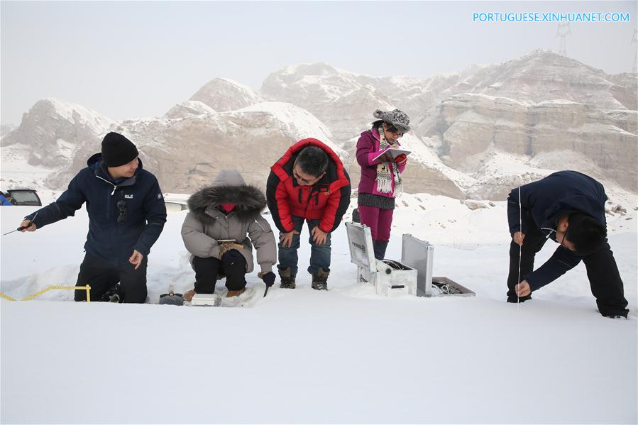 CHINA-XINJIANG-SCIENCE-RESEARCH-SNOW (CN)