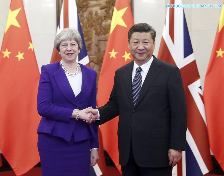 CHINA-BEIJING-XI JINPING-BRITISH PM-MEET (CN)