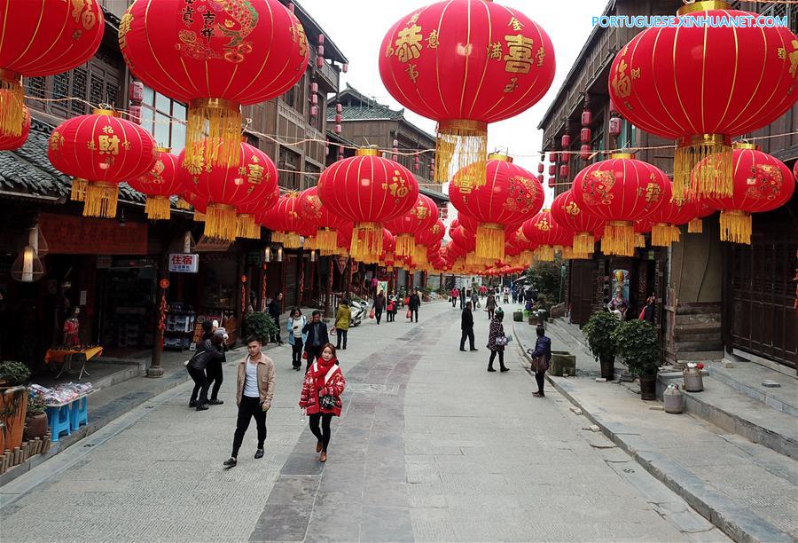 #CHINA-GUIZHOU-ANCIENT TOWN (CN)