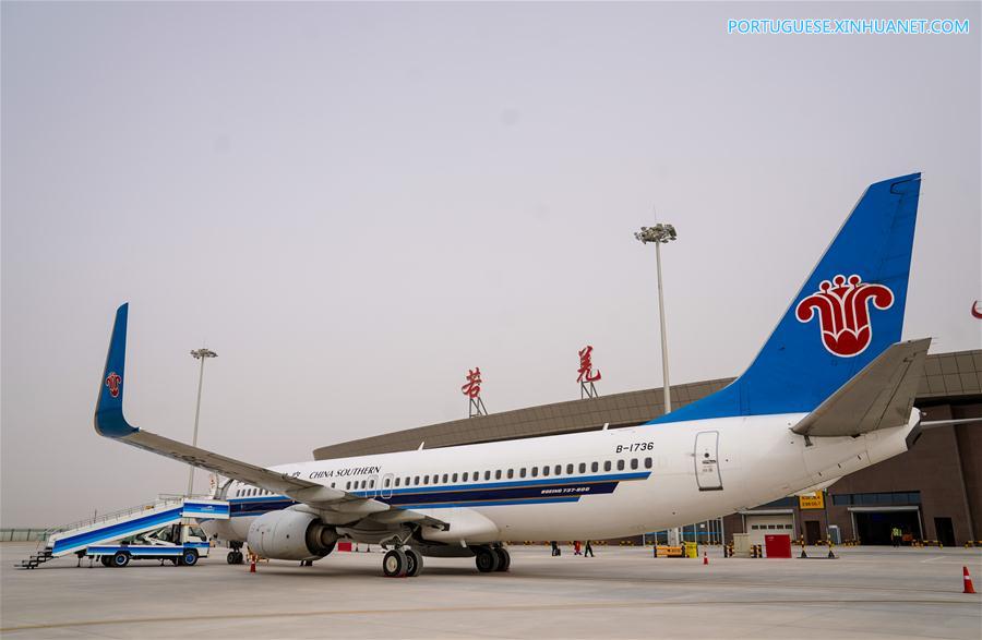 CHINA-XINJIANG-RUOQIANG-AIRPORT-OPENING (CN)