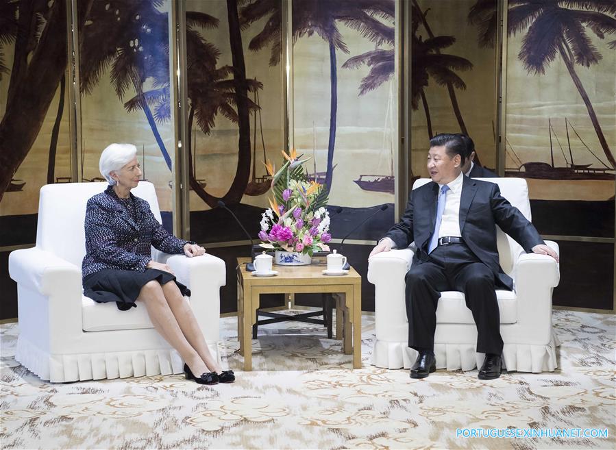 CHINA-BOAO-XI JINPING-IMF-MEETING (CN)