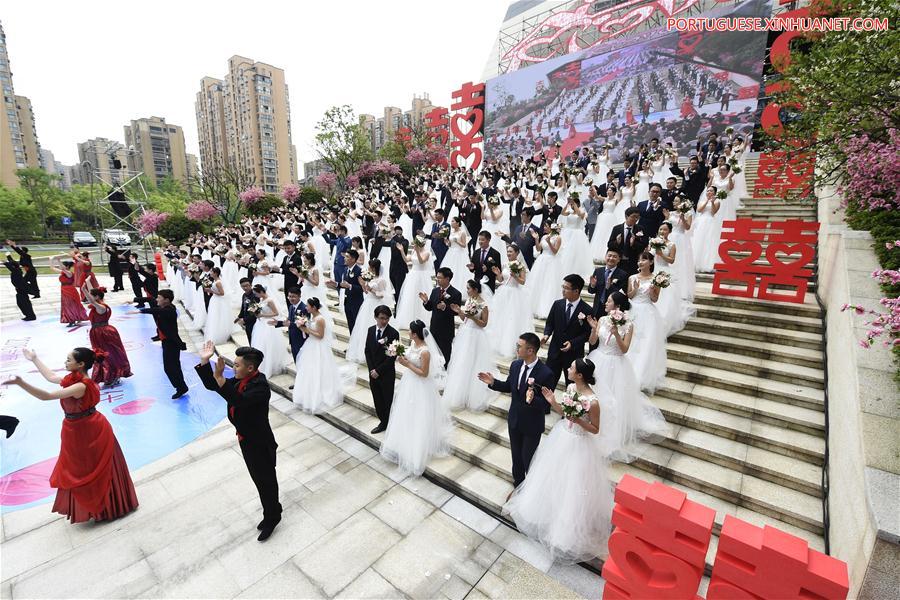 #CHINA-HANGZHOU-GROUP WEDDING CEREMONY (CN)