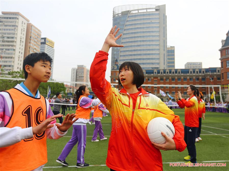 #CHINA-TIANJIN-VOLLEYBALL TEAM-SPIRIT (CN)