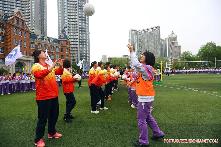 #CHINA-TIANJIN-VOLLEYBALL TEAM-SPIRIT (CN)