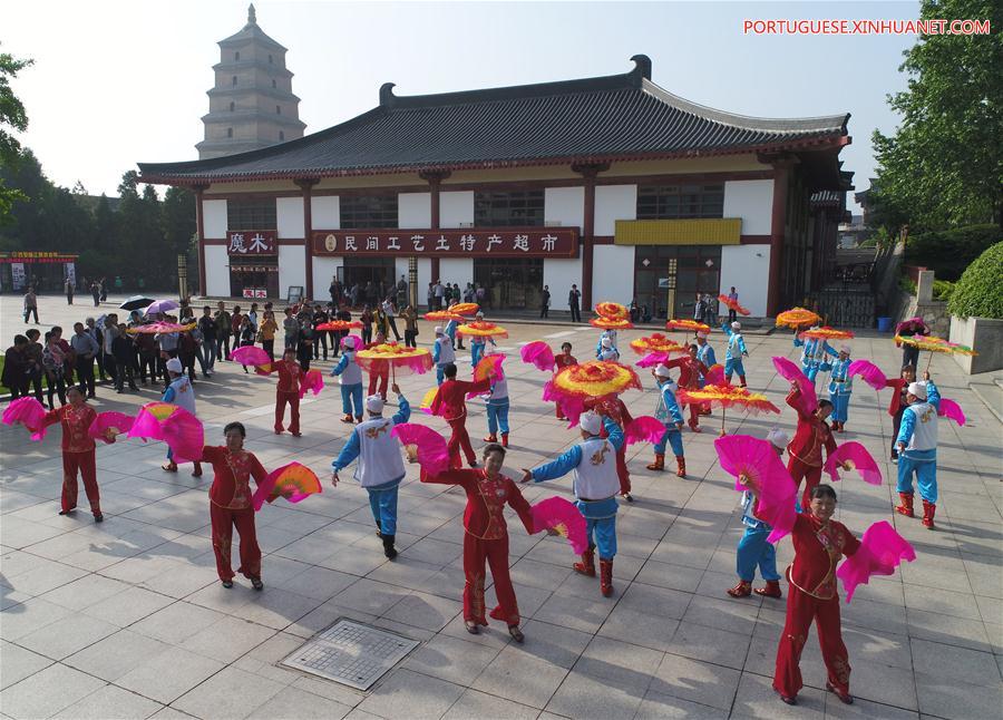 CHINA-SHAANXI-XI'AN-YANGGE DANCE (CN)