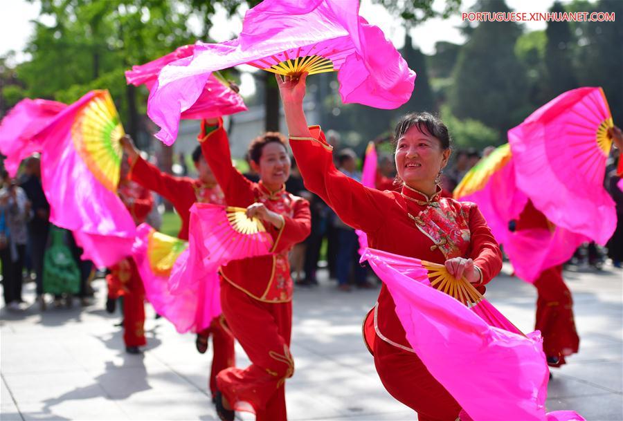 CHINA-SHAANXI-XI'AN-YANGGE DANCE (CN)