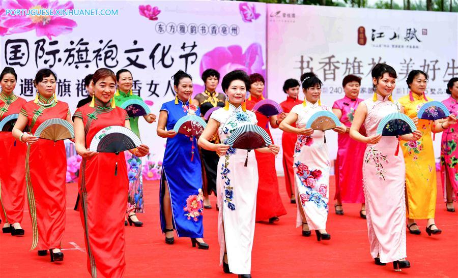 #CHINA-ANHUI-BOZHOU-CHEONGSAM FESTIVAL (CN)